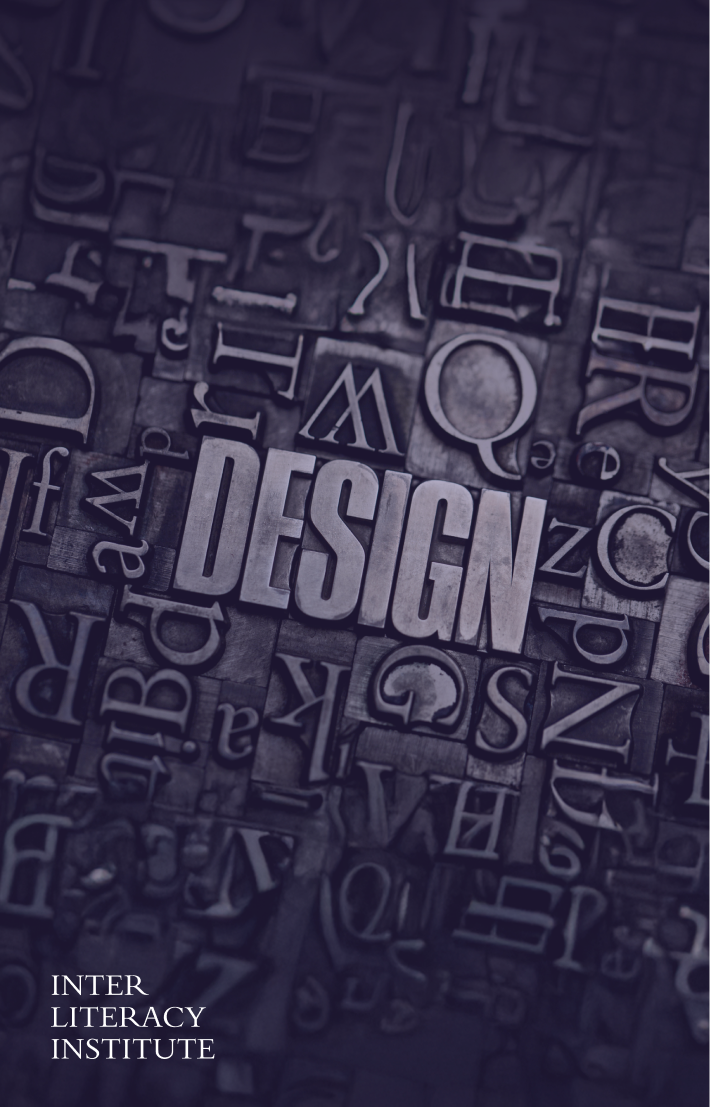 デザインを示すタイポグラフィのビジュアル